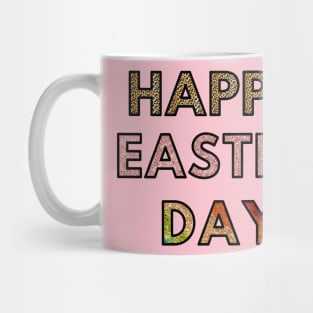 Happy Easter Day leopard Mug